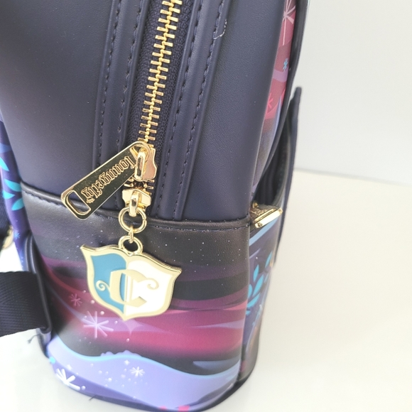 DISNEY X LOUNGEFLY Cinderella Castle Backpack & Wallet Matching Bundle - Picture 14 of 16